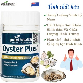 Viên tinh chất hàu biển oyster plus goodhealth tăng cường sinh lý nam giới 60 viên Healthy Care Extate