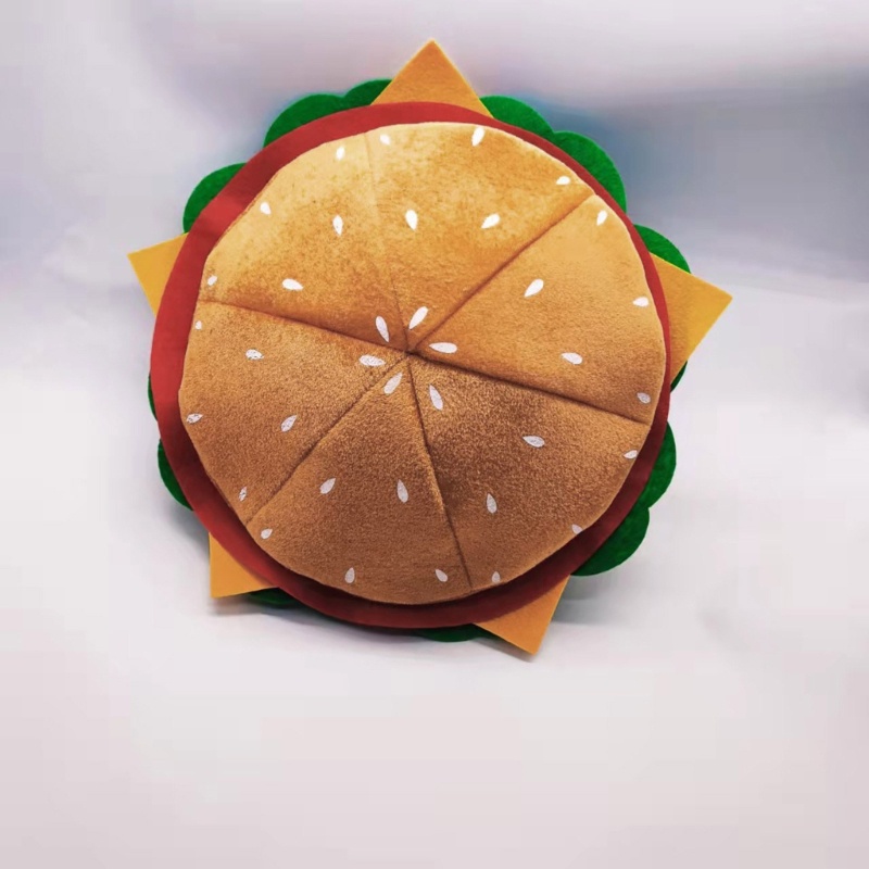 KIKIN Mũ Hamburger Ngộ Nghĩnh - Trang Phục Hoá Trang Lễ Hội