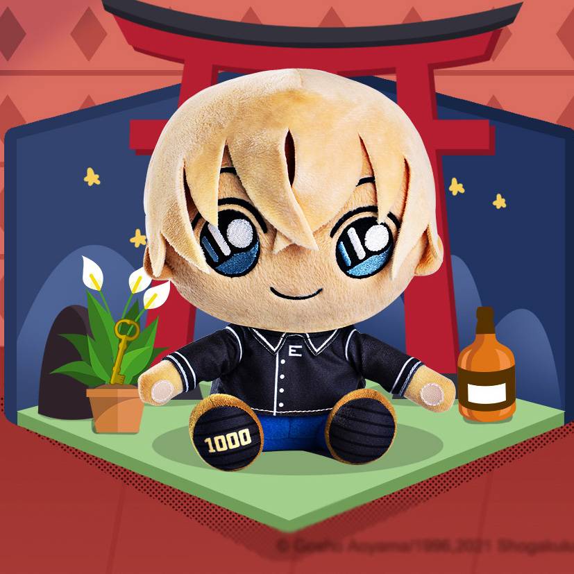 Thám Tử Lừng Danh Conan Sang Trọng Búp Bê Bourbon Masumi Akai Shuichi Kid Đồ Chơi Nhồi Bông Luka Rin Len Búp Bê Quà Tặng Cho Trẻ Em