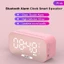 Loa Bluetooth mini không dây nghe nhạc và đóng vai trò như đèn ngủ màn gương