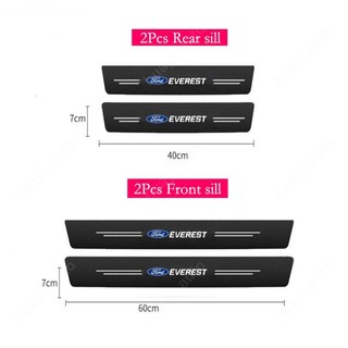 Sticker Sợi Carbon Dán Cửa Xe Hơi Ford Everest G1 U268 G2 U375 G3 U740 2022-UP Chống Trầy Xước