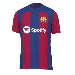 Áo thun bóng đá sân nhà Barcelona 2023-2024, Phiên bản Plus Size với hình in Lewandowski