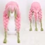 ORDOBOX Demon Slayer Cosplay Tóc Giả, Long Demon Slayer Kimetsu no Yaiba, Nóng Hồng Xanh Tóc Giả Đạo Cụ Mitsuri Kanroji Đảng