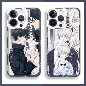 Ốp Điện Thoại Silicon Mềm Họa Tiết Anime Gojo Satoru Megumi Cho IPhone 14 13 12 11 Pro Max 6 6S 7 8 Plus XS Max XR
