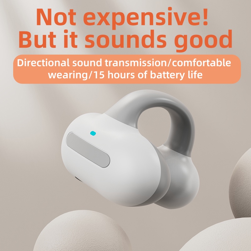 Tai Nghe Bluetooth 5.2 M-S8 Kẹp Tai Không Dây / Tai Nghe Không Cần Dùng Cho Điện Thoại iPhone / Android