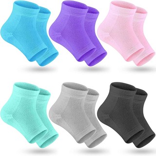 Nhiều Màu Sắc Silicon Dưỡng Ẩm Gel Gót Chân Chăm Sóc Da Nứt Khô Gót Chân Bảo Vệ Sửa Chữa Plantar Fasciitis Chèn Miếng Lót