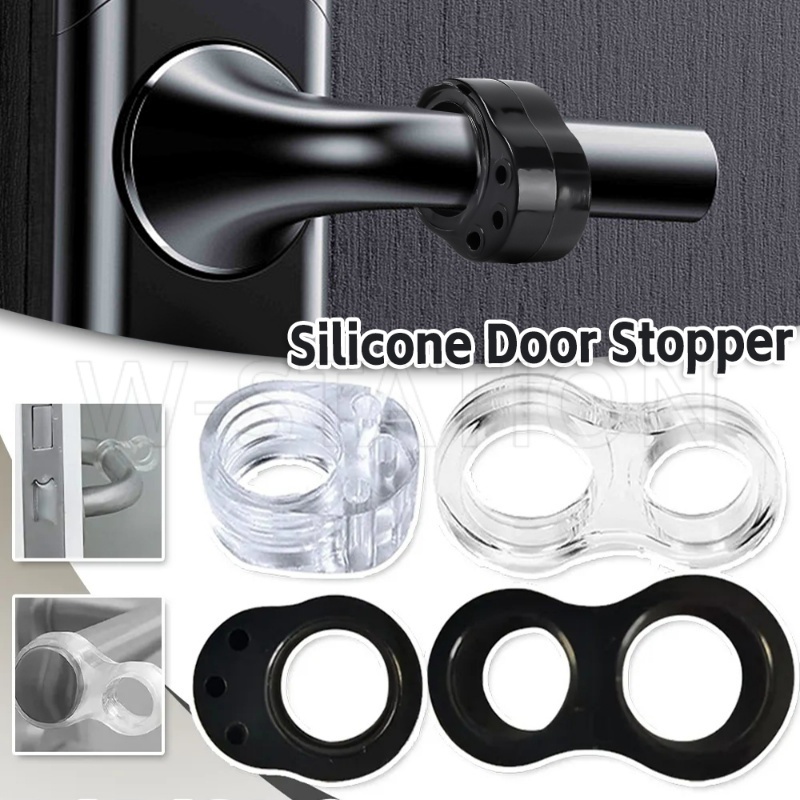 Đệm Chặn Tay Nắm Cửa Bằng Silicone Chống Va Chạm Bảo Vệ An Toàn Cho Bé