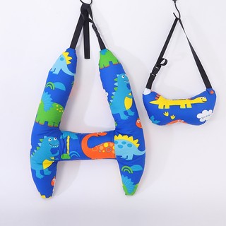 Gối an toàn ô tô, gối tựa đầu ô tô trẻ em, tựa đầu cổ, dây an toàn, bảo vệ vai, gối tựa đầu, ngủ trưa du lịch