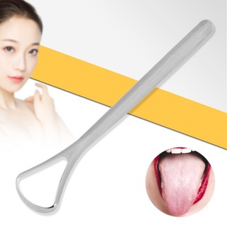 Dụng cụ vệ sinh lưỡi cao cấp, cạo lưỡi sạch, nạo lưỡi bằng inox cho người lớn SUNNY DAY
