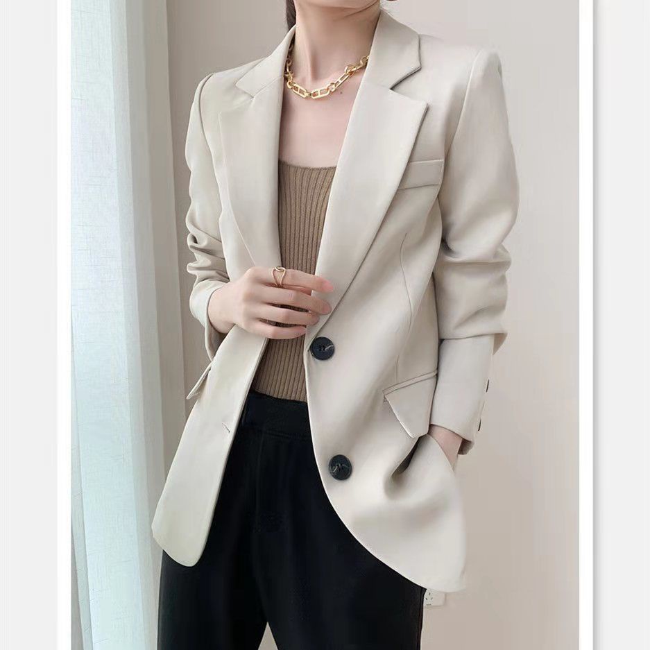 Áo Khoác Blazer Mỏng Phong Cách Hàn Quốc Thời Trang Cao Cấp Cho Nữ