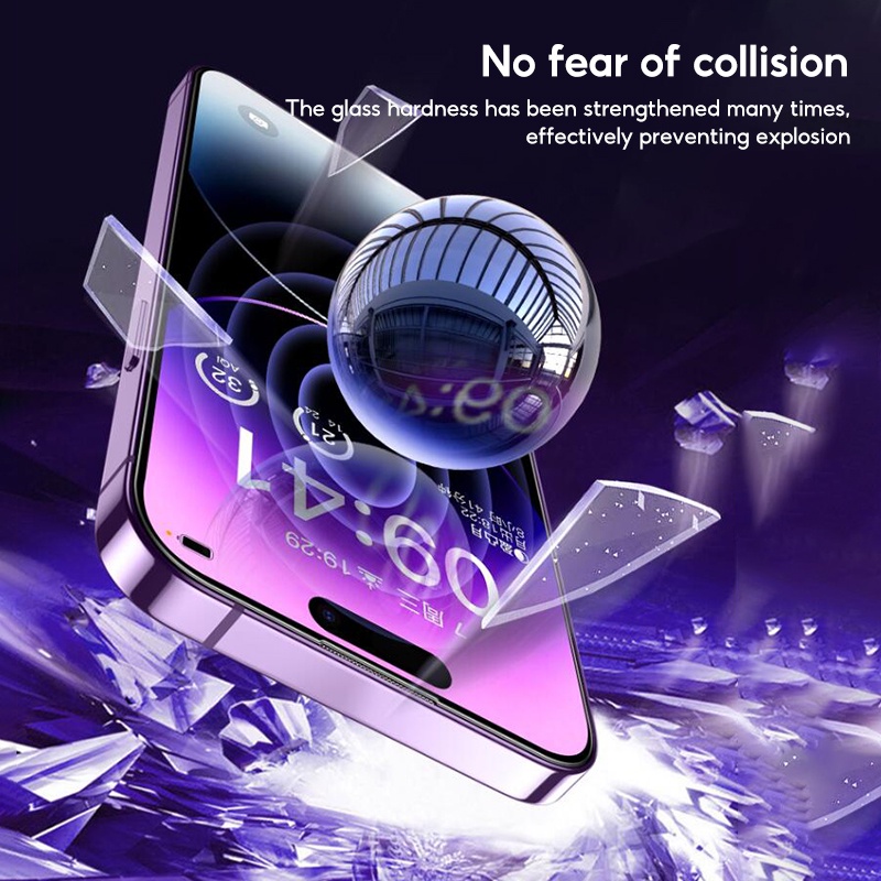 Mô tả Kính cường lực TBTIC bảo vệ toàn màn hình thích hợp cho iphone 15 14 plus 13 12 11 x xs xr pro max - 2