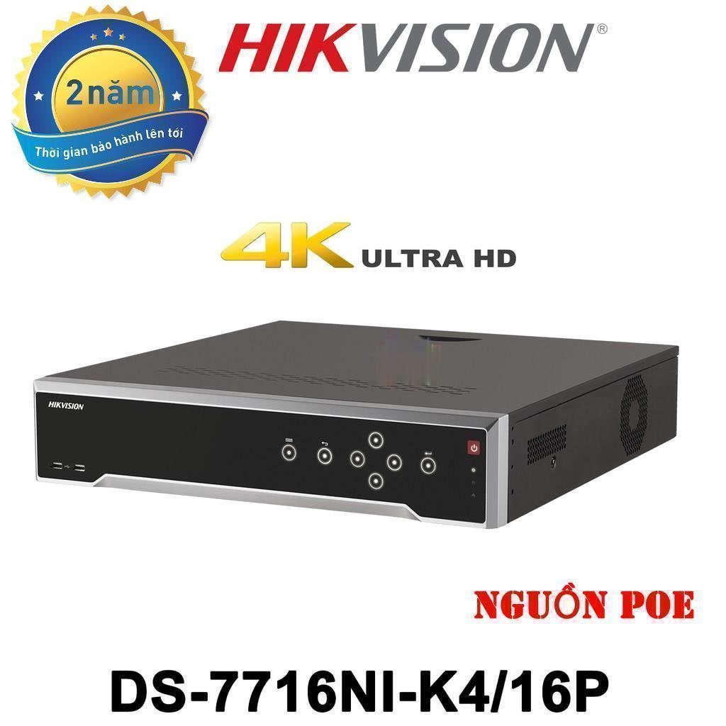 Đầu Ghi Hình Camera IP 16 Kênh HIKVISION DS-7716NI-K4/16P Hỗ trợ 16 ...