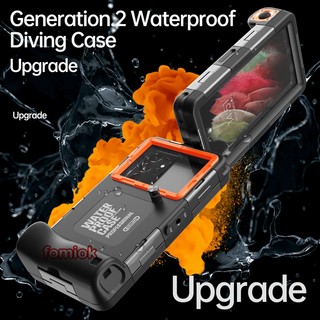 SHELLBOX ốp lưng chống nước Điện Thoại Lặn Chuyên Nghiệp Nâng Cấp Mới Nhất Cho Samsung ốp lưng s25 fe S24 S23 S22 Note 20 Ultra S21 S20 FE S10 / S9 / S8 Plus Vỏ 15M Dưới Nước Siêu Chống Thấm Nước Độ Sâu