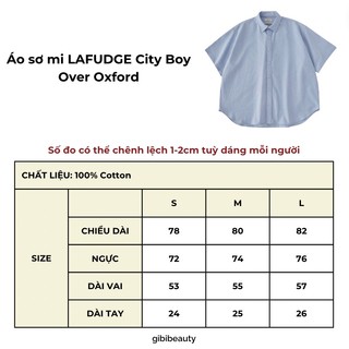 Áo sơ mi LAFUDGE City Boy Over Oxford