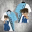 SY3 Thám Tử Lừng Danh Conan Áo Thun Anime Unisex Tee Cho Trẻ Em Người Lớn Cosplay 3D Áo Sơ Mi Mùa Hè Tay Ngắn Hàng Đầu Plus Kích Thước YS