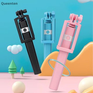 Queenten Mới Dây Điều Khiển Selfie Stick Thích Hợp Type-C Cắm Di Động Selfie Stick QT