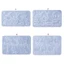 BTF Bông Tai Không Đều Mặt Dây Chuyền Khuôn Silicon Pha Lê Epoxy Đúc Khuôn Nhựa