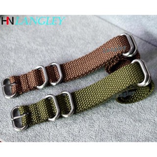 Dây Đeo Đồng Hồ Bằng Nylon Cotton Mềm Chất Lượng Cao 20mm 22mm
