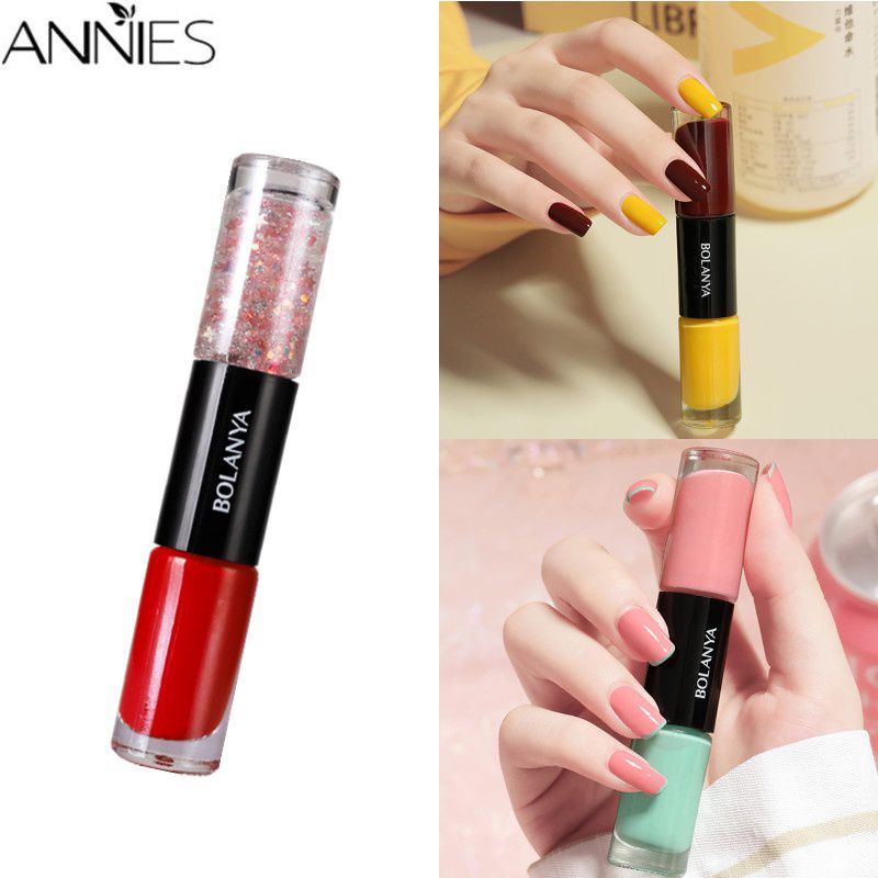 Ảnh Sơn Móng Tay BOLANYA Sơn Móng Tay Hai Màu Trong Suốt Nhanh Khô Lâu Trôi 36 màu sắc tùy chọn thời trang 12ml 1