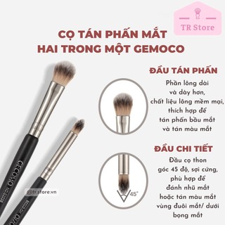 Cọ Gecomo cao cấp trang điểm mắt chuyên nghiệp tán phấn mắt hai trong một G1038