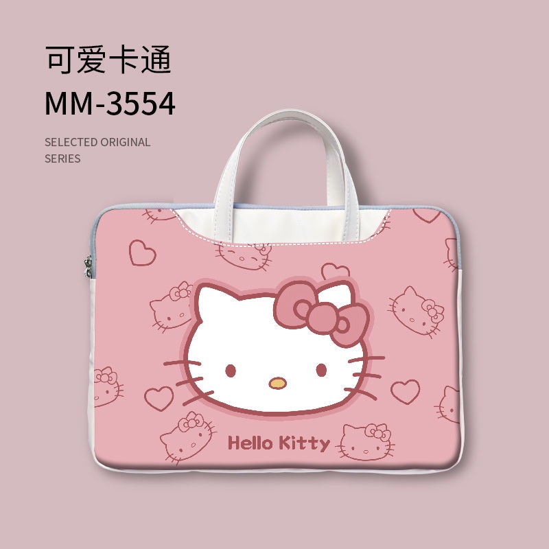 Túi Đựng Laptop Apple Lenovo Xiaomi Asus Hình Hello Kitty