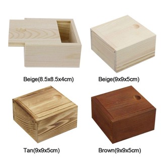Trang sức hộp gỗ WOOLYNOOK có hộp đựng hạt chưa hoàn thiện