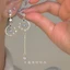 1 Cặp Bông Tai Hình Bướm Tua Rua Sang Trọng Cho Nữ