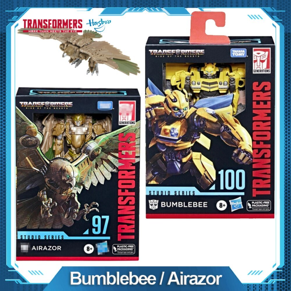 Hasbro Transformers Studio Series Deluxe Class 100 Bumblebee 97 Airazor ...