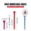 DARON Gỗ Golf Tee Màu Ngẫu Nhiên 30 Cái / hộp Gỗ Phong Bền Có Thể Tái Sử Dụng Phụ Kiện Golf Chuyên Nghiệp