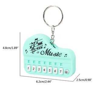 Đồ Chơi Móc Khóa Mini Piano Có Đèn
