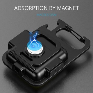 Đèn Pin LED COB Mini Sạc USB Thiết Kế Nhỏ Gọn Kèm Móc Khóa Tiện Dụng