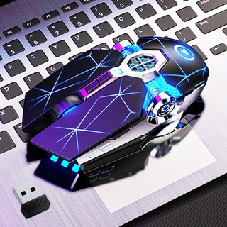 Chuột gaming 2.4g 1600dpi 7 MàU Với ĐèN led NềN Cho laptop luyoo27