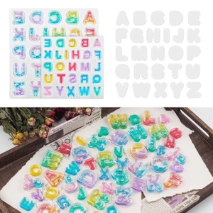 GODD Silicone Bảng Chữ Cái Khuôn Nhựa Cát Nhanh Đúc Khuôn Trang Sức Làm Phụ Kiện