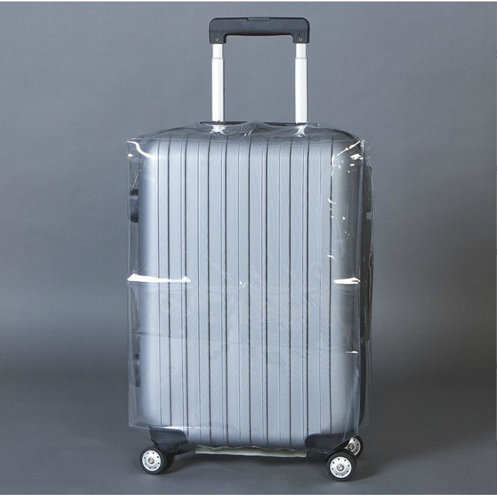 Trùm bọc vali trong suốt 20-22-24-26-28-30 inch không viền toàn thân, nhiều size chống nước