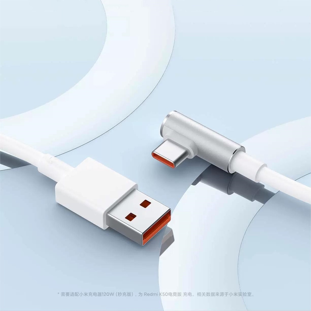 Cáp Sạc Nhanh Xiaomi 6A L Type C Dài 1.5m 120W Cho Xiaomi 12 13
