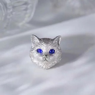 ⭐ Nhẫn Bạc Mắt Mèo Thiết Kế Độc Đáo Dễ Phối Đồ