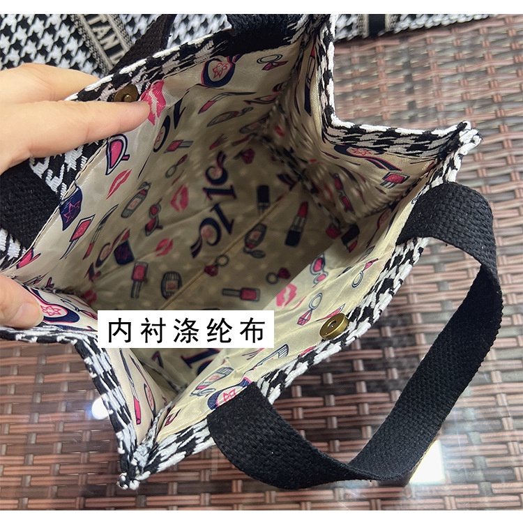 Túi bento canvas giữ nhiệt xinh xắn tiện dụng cho cơm trưa, túi vải dễ thương kèm gói cách nhiệt