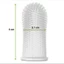CATMALLER88 1 / 2 Chiếc Bàn Chải Đánh Răng Silicon, Bàn Chải Đánh Răng Ngón Tay Cho Bé Cao Su BPA Free, Chăm Sóc Sức Khỏe Mềm Mại Bàn Chải Răng Silicon Cấp Thực Phẩm Trẻ Em