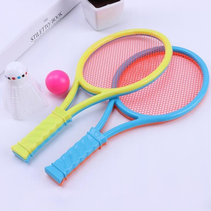 [HỎA TÔC HCM]VỢT CẦU LÔNG CHO BÉ,TENNIS BẰNG NHỰA THỂ THAO CHO BÉ ( SIZE TO)
