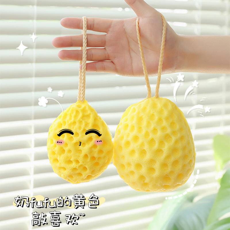 Bông Tắm Tạo Bọt Mềm Mại Hình Tổ Ong Nhật Bản Chà Lưng Tẩy Tế Bào Chết Toàn Thân Dùng Trong Phòng Tắm