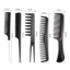 FAVORITEGOODS Bộ 10 Lược Tạo Kiểu Tóc, Lược Chải Tóc Salon Chăm Sóc Tóc, Thợ Cắt Tóc Đen Bàn Chải Làm Tóc Chuyên Nghiệp Nữ