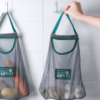 Túi lưới đựng hành tỏi rau củ quả treo tường tiện lợi SUNNY DAY