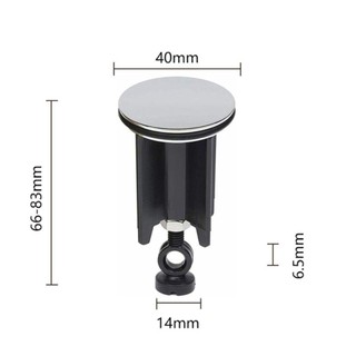 WOAY Chậu Rửa Cắm, Nắp Đồng 40mm Chậu Rửa Bật Lên Cắm, Con Dấu Cao Su Đa Năng Phụ Kiện Phòng Tắm Phong Cách Châu Âu Vỏ Lọc Cho Giỏ Nút Thoát Nước