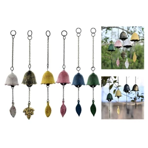 SA May Mắn Nhật Bản Sắt Chuông Gió Biểu Tượng May Mắn Đa Năng Treo Dễ Thương Tinkling Âm Thanh Sân Vườn Giọng