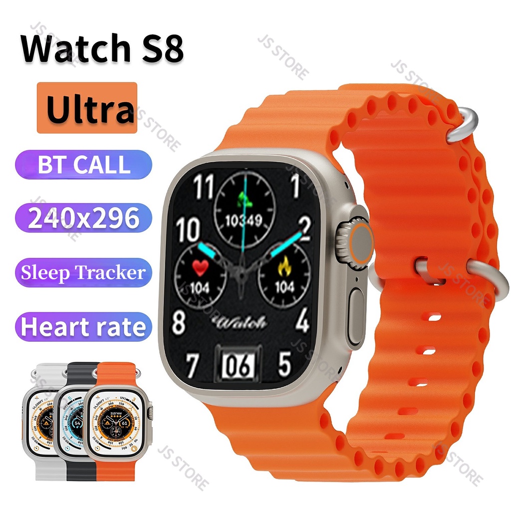 Đồng hồ thông minh IWO S8 Ultra Series 8 Màn hình HD kỹ thuật số Nam Nữ Thể thao Chống nước Cuộc gọi Bluetooth Thể dục Đồng hồ thông minh cho IOS Android