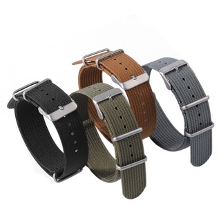 20mm 22mm Nylon Bện Dây Đeo Đồng Hồ Dây Đeo Cho Quân Sự Vải Gân Nam Nữ Vòng Tay Thể Thao Cho Samsung Galaxy Watch 6 5 4 3 40mm
