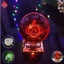 Quả Cầu Pha Lê VISION GENSHIN IMPACT đèn ngủ LED đế gỗ thủy tinh quà tặng game