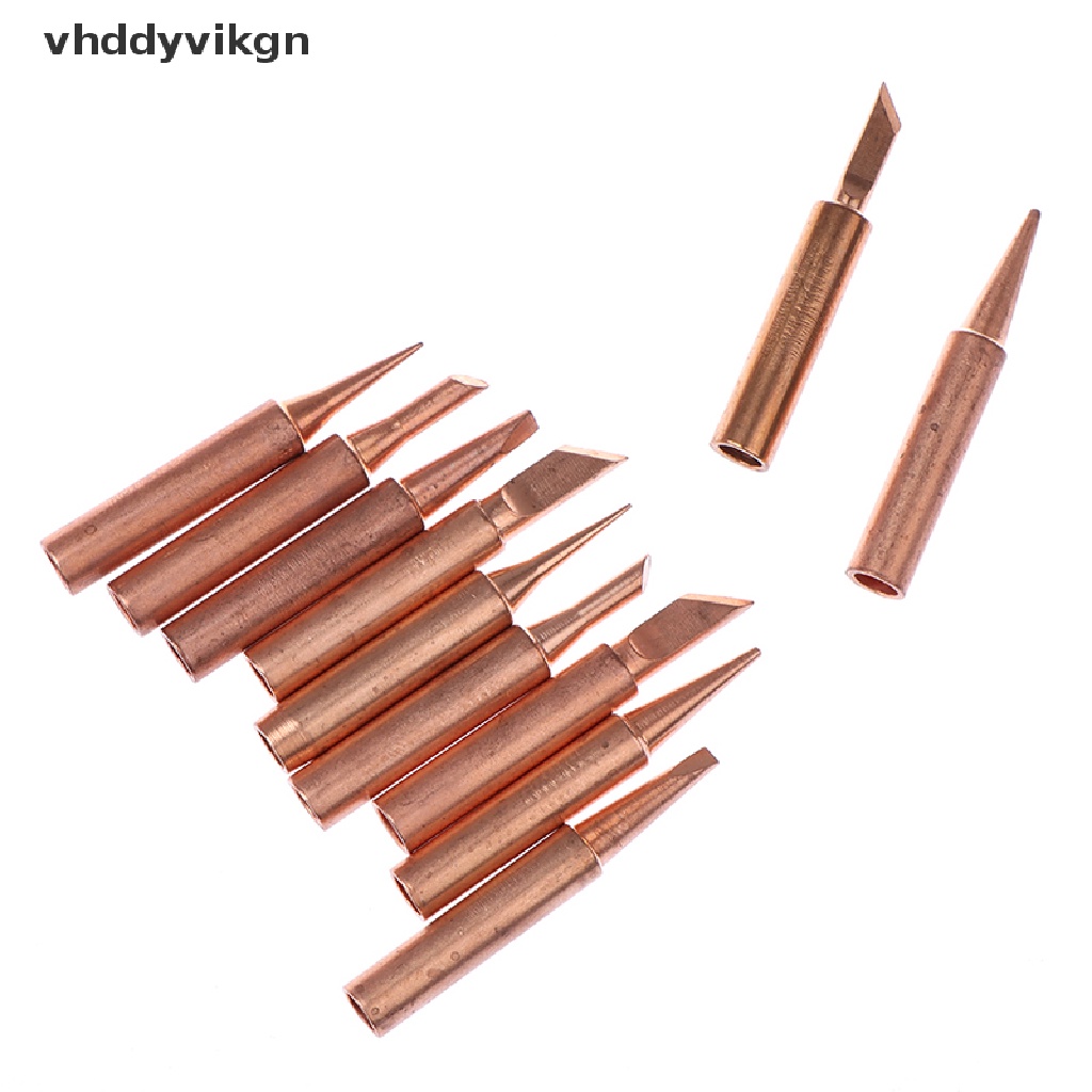 Set 5 / 6 Đầu Hàn 900M-T Bằng Đồng Nguyên Chất Không Chì
 Vn