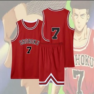 Áo cosplay Slam Dunk Jersy dành cho nhân vật Sakuragi Hanamichi và Rukawa Kaede - Perfect cho Halloween hay Fan Meet