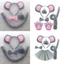 ✿ Bộ Phụ Kiện Hóa Trang Gồm Băng Đô Tai Chuột + Đuôi + Đuôi + Đuôi + Găng Tay Đáng Yêu 1 / 4 / 5